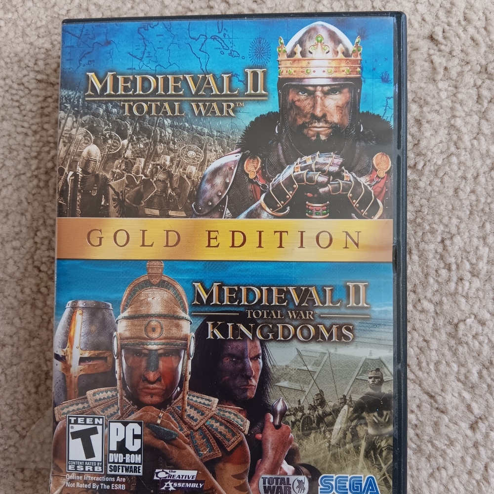 PC DVD Medieval II Gold Edition